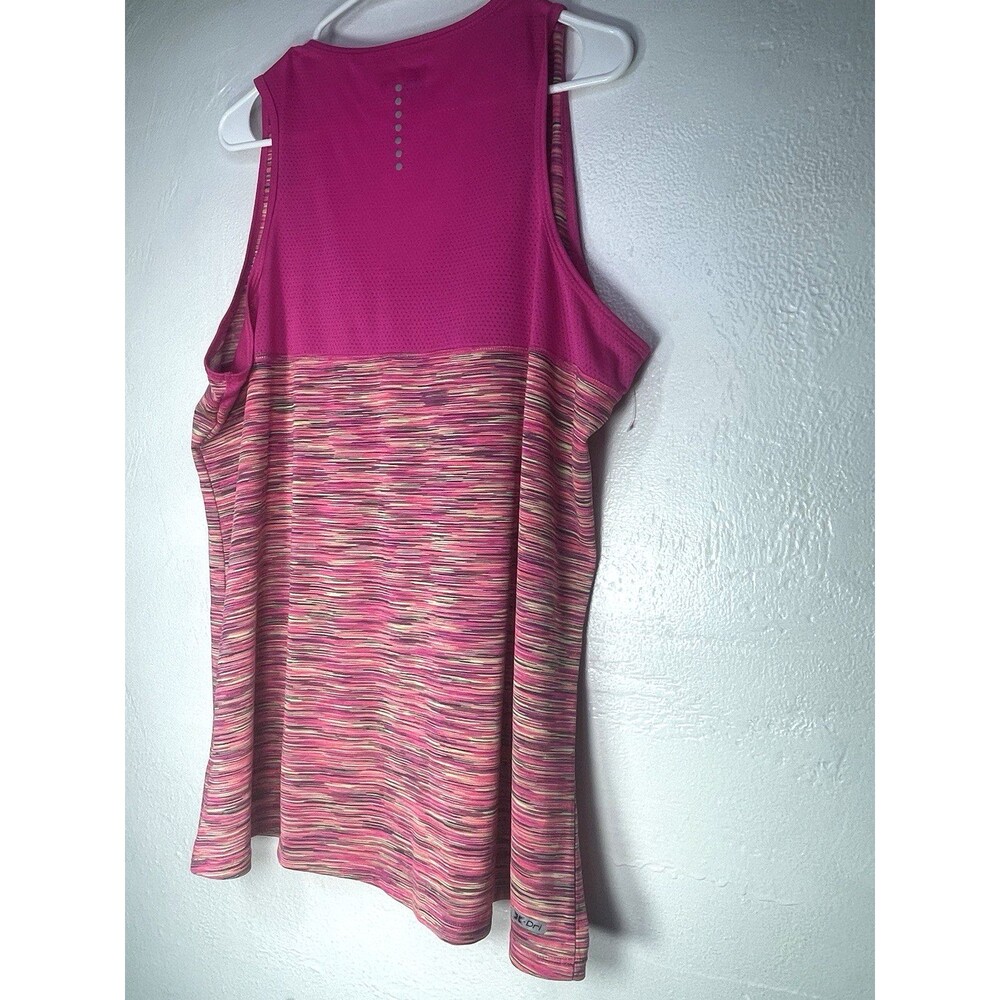 RBX Performance Tank Top Womens 2X Pink Space Dye Athletic Workout Active Plus - Picture 10 of 12